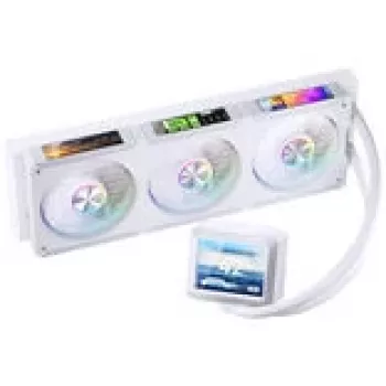 Jonsbo TF3-360SCW AiO šķidruma CPU dzesētājs 360mm, ARGB, balts
