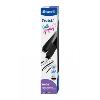 Pildspalva Pelikan Twist Calligraphy Black