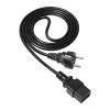Akyga servera barošanas kabelis CEE 7/7 uz IEC C19, 250 V, 1,8 m (AK-UP-01)
