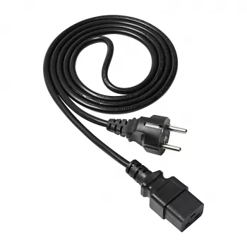 Akyga servera barošanas kabelis CEE 7/7 uz IEC C19, 250 V, 1,8 m (AK-UP-01)
