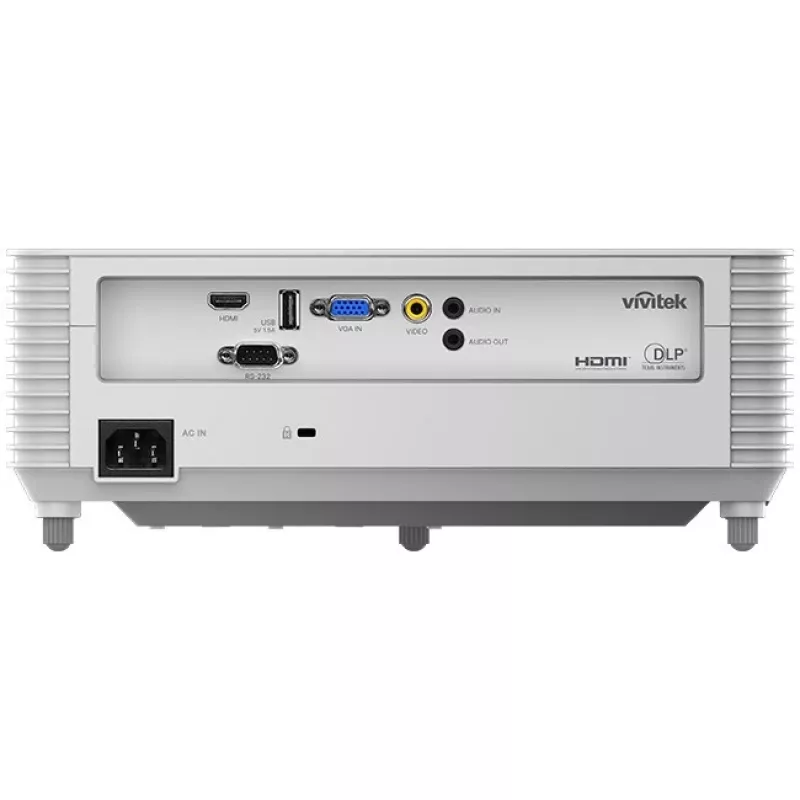 Vivitek DX330 1PI267 standarta attāluma datu projektors, 4000 ANSI lūmenu, DMD, XGA 1024x768, 3D, projekcijas attiecība 1,94–2,16:1, balts