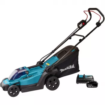 Makita DLM330RT zāles pļāvējs, aizmugures, akumulatora, melns - zils (DLM330RT)