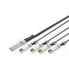 Digitus 40G QSFP+ uz 4x SFP+ tiešā pieslēguma kabelis 3m