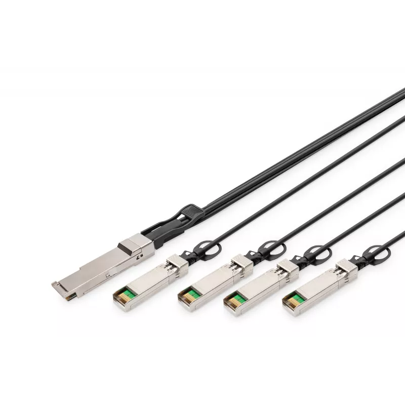 Digitus 40G QSFP+ uz 4x SFP+ tiešā pieslēguma kabelis 3m