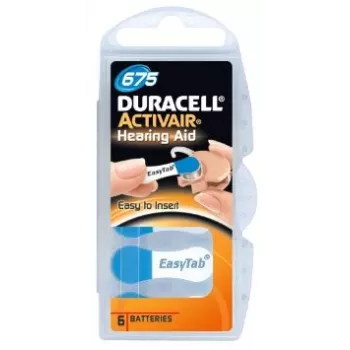 Duracell 2930 cinka-gaisa baterijas dzirdes aparātiem (6 iepakojumā)