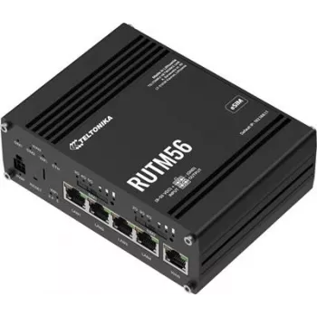 TELTONIKA RUTM56 divmodemu maršrutētājs, 802.11ac Wi‑Fi, Gigabit LAN x4, Mesh atbalsts, MU‑MIMO (bez mobilā platjoslas)