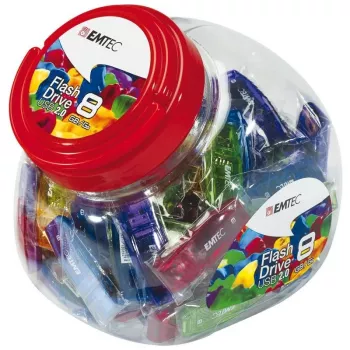 USB zibatmiņa Emtec 32 GB USB Type-A C410 Color Mix Candy Jar