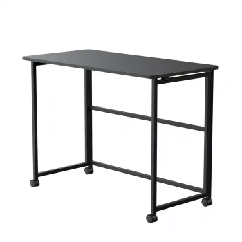 Saliekamais galds Maclean MC-1250 B, melns, mobilais, 100x50 cm, max. 50 kg