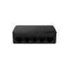 Tīkla slēdzis TENDA SG105M — 5 portu Gigabit Ethernet (10/100/1000), melns, darbvirsmas/sienas montāža