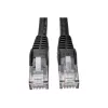 Eaton Tripp Lite Series Cat6 Gigabit Snagless Molded (UTP) Ethernet kabelis (RJ45 M/M), PoE, Melns, 1.52 m - Savienojuma kabelis - RJ-45 (V) līdz RJ-45 (V) - 1.52 m - UTP - CAT 6