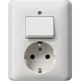 GIRA 017603 CEE 7/3 kontaktligzda balta