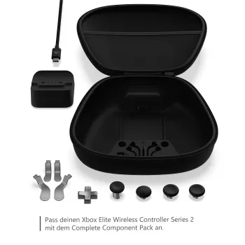 Piederumu komplekts Microsoft Xbox Elite Wireless Controller Series 2 Complete Component Pack Melns Sudrabs