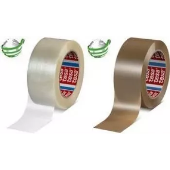 Līmlente TESA 60418 Brūna 132m PET Sintētiskā gumija 50mm