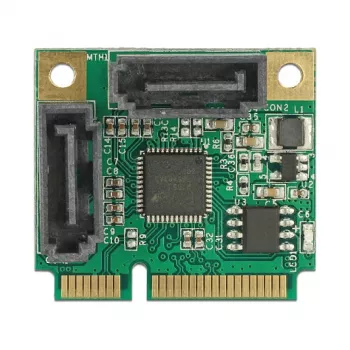 DeLOCK 95260 iekšējais SATA adapteris (Mini PCIe, 2 porti, 6 Gb/s)