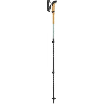 Pārgājienu nūjas Leki Makalu Lite regulējamas 90–125 cm, pelēkzaļa