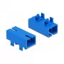 LWL savienotājs PCB SC Simplex ligzdai uz SC Simplex ligzdu, vienmoda, zils