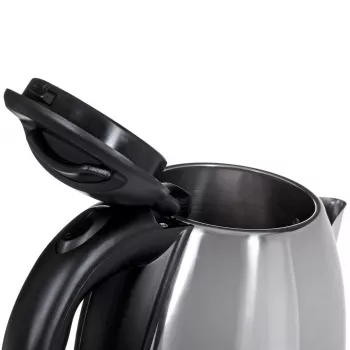Elektriskā tējkanna ESPERANZA 1.0 L nerūsējošs tērauds un plastmasa, 1350 W, bezvadu, automātiska izslēgšanās