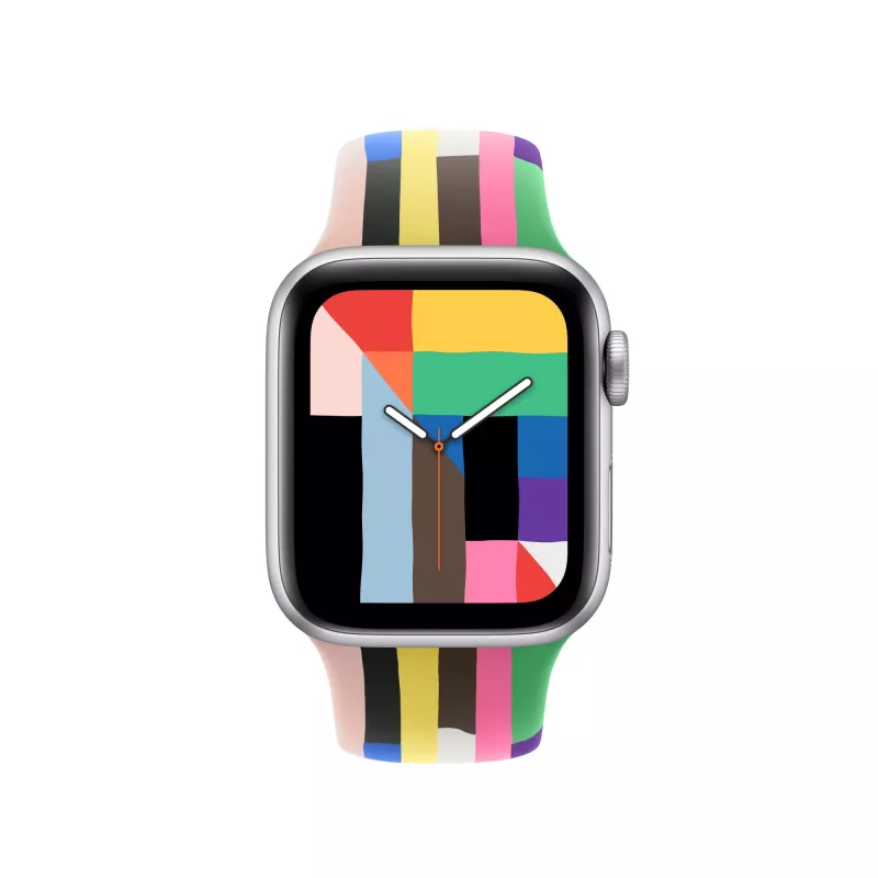 Apple MFFQ4ZM/A Pride Edition Sport Siksniņa – Daudzkrāsaina Fluoroelastomēra