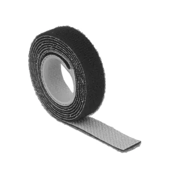 DeLOCK 18709 Hook/Loop stiprinājums, melns, 1 gab.