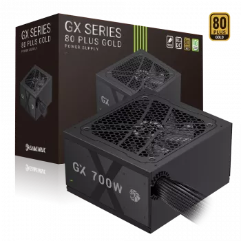 Gamemax GX 700G barošanas bloks, 700 W, 80 PLUS Gold, nemodulārs