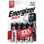 ENERGIZER MAX sārma baterijas LR6/AA blisterī 4 gab.