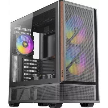 Antec P30 AIR PC korpuss, Midi-Tornis, ATX, rūdīts stikls - melns (0-761345-10255-1)