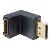 DELOCK 65382 DisplayPort dzimuma mainītājs, 90° uz leju
