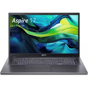 Portatīvais dators Acer Aspire 17 A17-51M 17,3 collu Intel Core i7-13620H 16GB RAM 512GB SSD UHD Graphics Win 11 Home