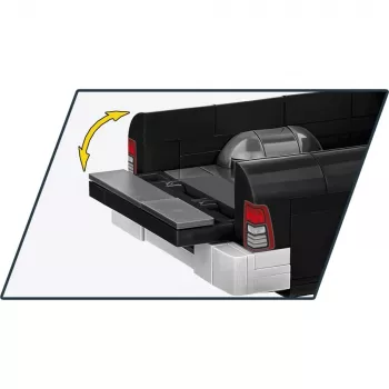 Konstruktors Cobi RAM 1500 Police 24608 2-in-1 modelis, ķieģeļu komplekts, pārveidojams būvējums