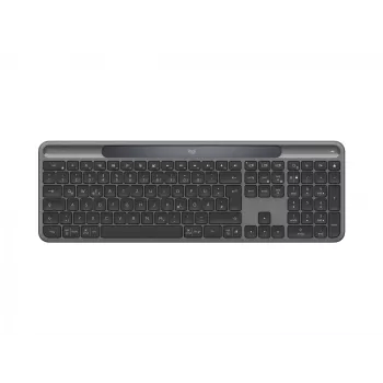 Logitech bezvadu tastatūra RF/Bluetooth QWERTZ vācu izkārtojums grafīta krāsā 920-013773