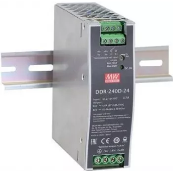 Strāvas adapteris MEAN WELL DDR-240D-48 240W 48V, ieeja 67.2–154V