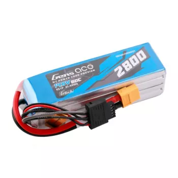 Gens ace G-Tech Soaring 2800mAh 14.8V 60C 4S1P LiPo akumulators ar XT60 savienotāju