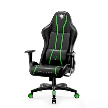 Diablo X-One 2.0 spēļu krēsls, melns/zaļš, parastais izmērs