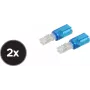 Kabeļa attītājs ShiverPeaks 71216-B-SET2 telefona klausules vadam