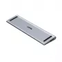 KVM slēdzis Unitek D1106AGY01 USB-C trīskāršā 4K dokstacija ar KVM, 3x USB-A, 5x USB-C, HDMI×2, DP×1, RJ-45, SD lasītājs, 3840×2160@60Hz, alumīnijs