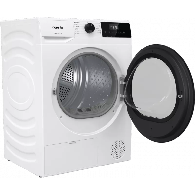 Gorenje žāvētājs D2HNE7E | Enerģijas klase E | Priekšējā ielāde | 7 kg | Siltumsūknis | LED | Dziļums 51 cm | Balts
