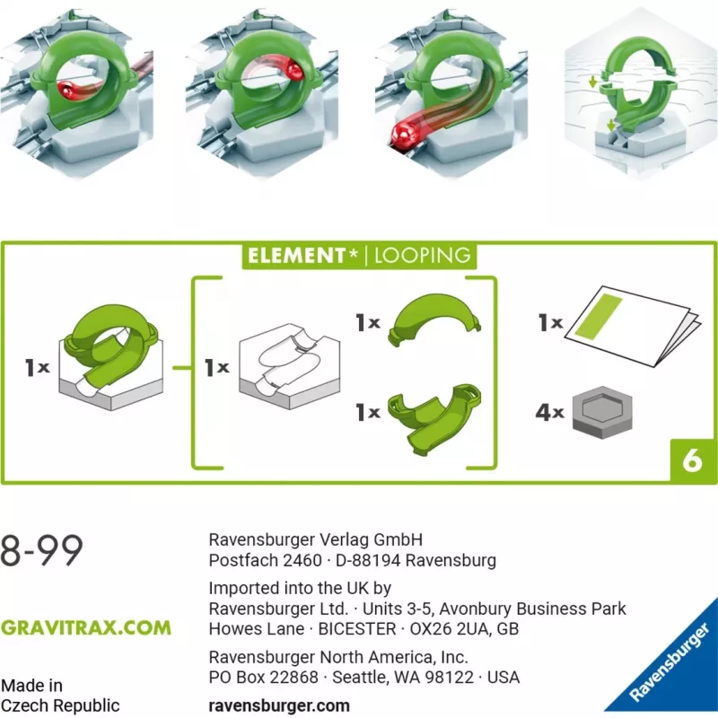 Ravensburger GraviTrax 22412 Looping papildu komplekts