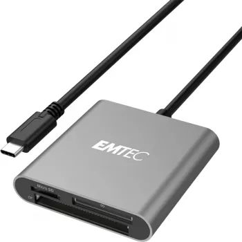 Karšu lasītājs Emtec ECCAREADT610C USB 3.1 Pelēks