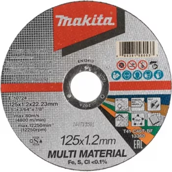 MAKITA E-10724 - Griešanas disks (Biezums 1,20 mm | Diametrs 125 mm)