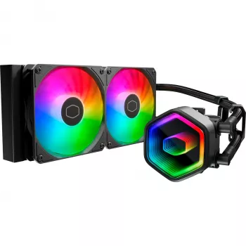 Cooler Master MasterLiquid 240 Core II procesora šķidruma dzesēšanas komplekts 4.72 (12 cm) Melns