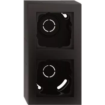 Gira AP-Enclosure 2f rāmis melns m 106209 (106209)