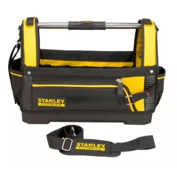 Instrumentu kārba STANLEY 1-93-951, plastmasa, ar eņģēm vāku, rokturiem, 480×250×330 mm, melna