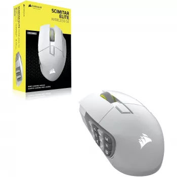 Corsair Scimitar Elite Wireless SE - spēļu pele labai rokai, RF bezvadu / Bluetooth, 33000 DPI