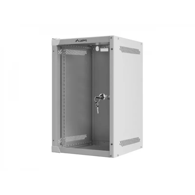 Sienas stiprinājuma rāmis LANBERG WF10-2309-10S 9U, 280×310×469 mm, 20 kg ietilpība, pelēks