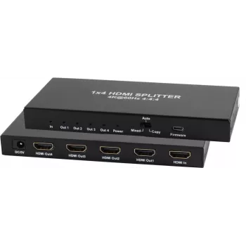 HDMI sadalītājs ShiverPeaks SP05-10002 1x4 4K 60Hz