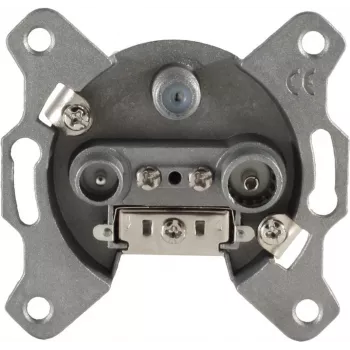 shiverpeaks ®-BASIC-S--Antenas kontaktligzda, BK+SAT, caurlaides kontaktligzda (BS15-95002)