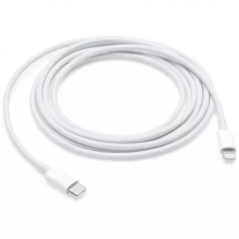 USB-C uz Lightning kabelis Apple MQGH2ZM/A — 2 m, balts, vīriešu-vīriešu