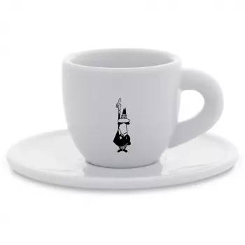 Bialetti Moka krūze Istituzionale Balta, porcelāns