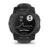 Garmin Instinct 3 Solar Tactical Edition 50 mm viedais pulkstenis, melns, ar silikona siksniņu