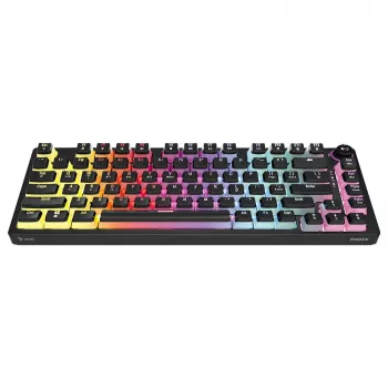 Gaming tastatūra Savio SAVGK-PHENIX RED PUDDING Mehāniskā RGB Bezvadu